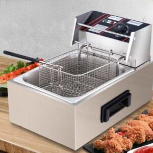 튀김기 업소용 1구 치킨 핫도그 튀기기 튀김 24L프라이어국수솥 통닭 2구 자동점화