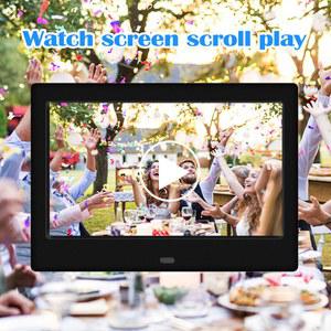 MP4 인치 HD LED 디지털 사진 프레임 시계 달력 비디오 플레이어 지원 USB MMC SD MS 카드 800 480 친구를위한 원격 제어