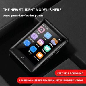 MP4 16 32GB MP3 워크맨 5인치 터치 스크린 휴대용 음악 플레이어 HIFI 음질 지원 FM 라디오 전자책