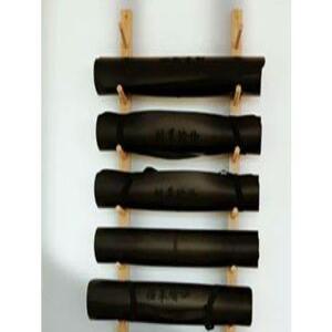 요가매트 나무 폼롤러 벽걸이 보관 학원 거치대