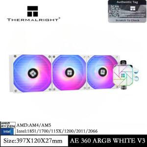 쿨러 Thermalright Aqua Elite 360 ARGB V3 CPU 워터 PWM FDB 베어링 포함 AM4 AM5 Intel 115X 1851용 액체