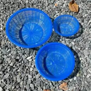 플라스틱 채망 타공 소쿠리 물빠짐 원형 바구니 (WFHGXFB)