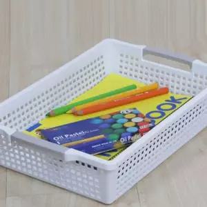 라이프 바스켓 A형 4호 (320X220X75mm)/학교 회사 사무 과자 준비물 교재 욕실 공구 접이식 빨래 과일