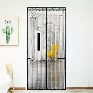 아트도어 스트라이프 문 모기장90x210cm 문방충망 1972639 J