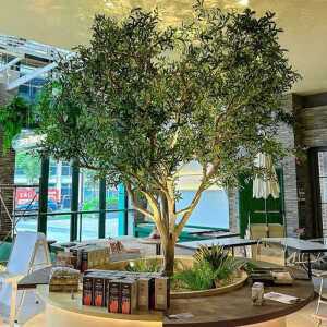 대형 인조 올리브 나무 북유럽 실내외 조경 인테리어 조화