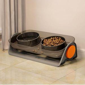 반려동물 각도조절 사료흘림 도자기 급식기 실속형 방지