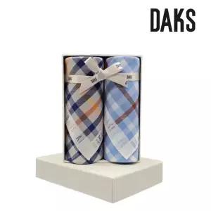 [롯데백화점]닥스 2매 선염 남성 손수건세트 DEO2101