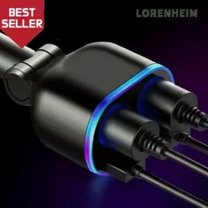 로렌하임 듀얼 USB 차량용 고속 시거잭 고속충전기 스마트폰용 듀얼포트충전기