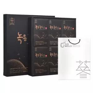 진웰스 녹용 홍삼 플러스 + 쇼핑백세트 30포