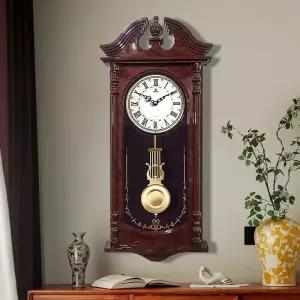 클래식 괘종 시계 벽시계 엔틱 추 대형 26인치