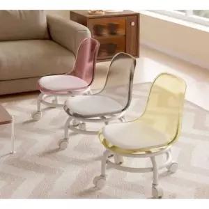 이동식 낮은의자 회전 좌식 무빙 청소 스툴 바퀴달린 네일샵 체어