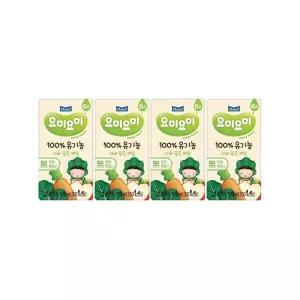 요미요미 유기농주스 125ml 사과당근케일 12팩 무료배송