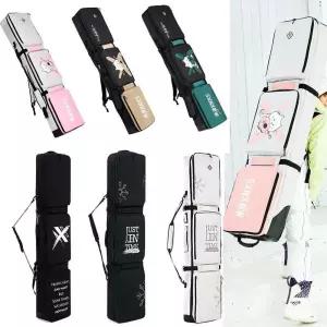 스노우 보드 가방 배낭 위장 150cm 스키 부츠백 스키백 캐리어 빨간색