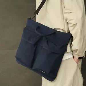 [맨백 테스터] 슬림 토트 가방 캔버스 데일리 30대 직장인 가방 GNV657F