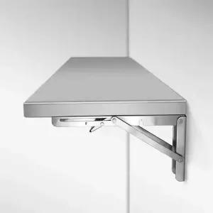 벽고정 스테인레스 선반 테이블 접이식 벽부착 진열대