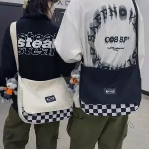 체크 크로스백 여성 사각 미니 가방 옆가방 스포츠백 보조가방여자가방 바디백