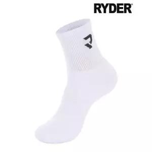 라이더 배드민턴 국대 양말 R 로고 화이트 RS-SOCKS-7 남성 여성 가성비 두꺼운 소재