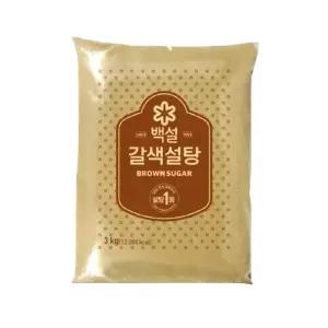 백설 갈색 설탕 3kg x 4개