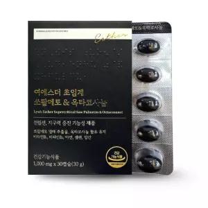 여에스더 초임계 쏘팔메토&옥타코사놀 1000mg 30캡슐 (1개월분) 남성 전립선 활력