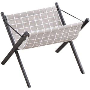 가방보관대 까페 레스토랑 선반 신문 거실 정리대 이동식 블랙 놓는곳 물건 접이식 가죽