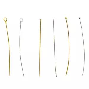 도금 티핀 구핀 볼핀 T핀 구슬 비즈 연결 고리 공예 목걸이 팔찌 부자재 재료 14p