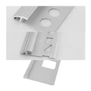 알루미늄 몰딩 카펫 데코 재료분리대 코너비드(타일 마감재 바닥 3 8) 샘플셋트 mm