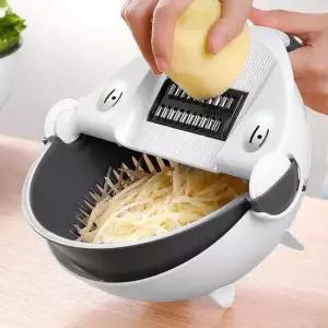 멀티 만능 채칼 믹싱볼 세트 8P 야채 슬라이서 감자 마늘 강판