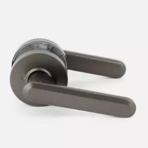 블랙골드 레버핸들 욕실전용 도어락 방수코팅 핸들교체