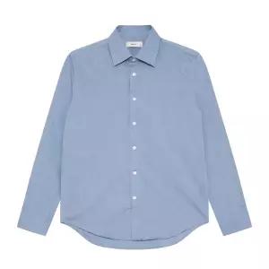 [롯데백화점]본 [BON] 사계절 사방스판 블루 드레스 셔츠 BN3FBA606GD