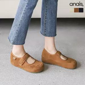 메리제인 스웨이드 로퍼 4cm_25F113