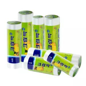 크린 백 롤타입 중 25x35 200매/크린？N 롤 비닐 팩 가정용 식당 크린랩 식품 위생 봉투 업소용 주방 대용량