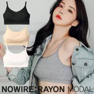 정리합니다_B5924에어리모달 끈나시 브라 내장 브라탑 스포츠브라 탑브라 학생브라