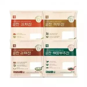 사옹원 해물부추전+녹두전+ 감자전+ 김치전 4종 4kg 추석 명절 상차림 부침가루 김치전