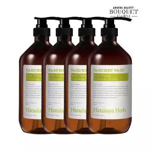 [P] 히말라야 허브 나드 레몬민트향 바디워시 1000ml x4개