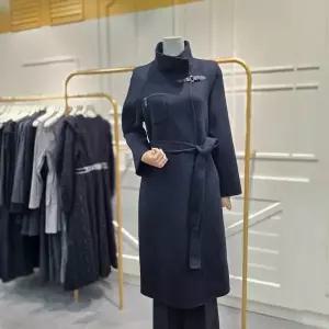 [에고이스트]비조 장식 포인트 핸드메이드 롱 코트 ER4TC501BK_CA