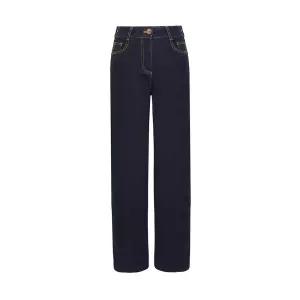 [크로커다일레이디] 크로커다일레이디기모 와이드 청바지CLCWDP102