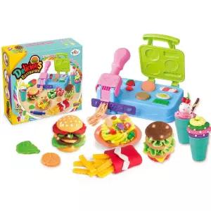 하늘썬별 딜리셔스 햄버거 패스트푸드 도우 점토놀이 yiqis68185