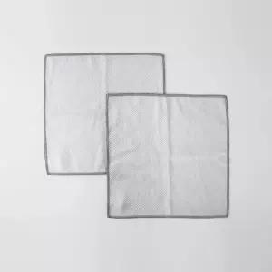 일본 마나 유리 청소 타월 그레이 2P세트 W640GY 걸레