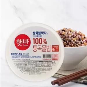 햇반 100% 통곡물밥 작은공기 130g, 36개 (정희원박사 라이스플랜)