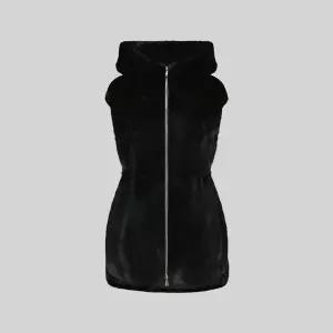 [사바티에](강남점)슬라이트 쉬어드 밍크 후드베스트 (W11150SS)