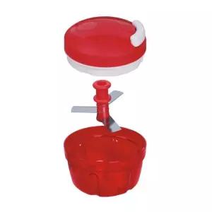 다지기 타파 이유식 빨간색 야채 고기 마늘 오목 만들기