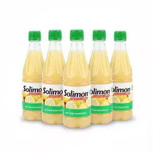 솔리몬 스퀴즈드 레몬즙 500ml X 5병 NFC 레몬수 원액