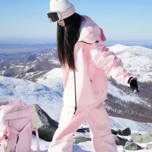 스키복매장 빅사이즈 여자 스키복 세트 핑크 스노우 보드복 M34 남성 S