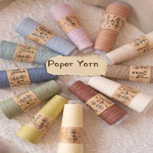 와시 실  끈  종이 라피아 리본 수제 스카프 실 DIY