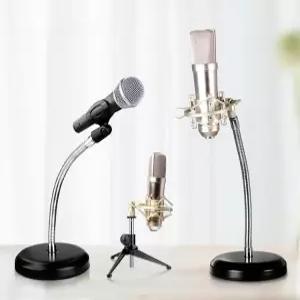 무선마이크 자바라 탁상용 스탠드 거치대 걸이 탁상용