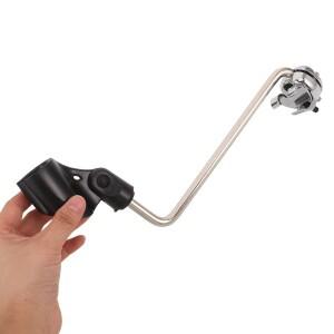 드럼 세트 마이크 홀더 조절 가능 충격 방지 클램프 스탠드 클립 라이브 쇼용 림 마운트 스튜디오용