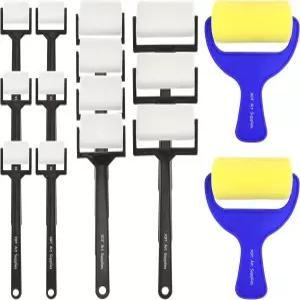 XDT 아트 용품 롤러 페인팅 스펀지 15종 세트 1 x6 1.5 x4 2.5 x3 3 x2 공예용 폼 소프트 일회용 워셔블