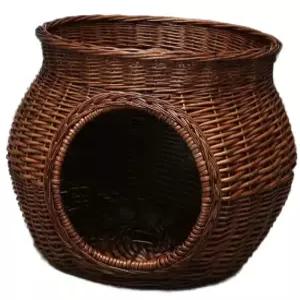 고양이라탄 하우스 냥이집  바구니 라탄패턴