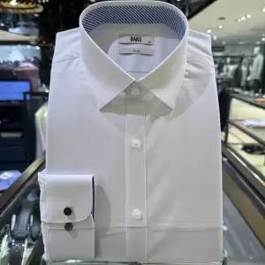 [닥스]26SS슬림핏 솔리드 카라배색 긴소매셔츠DMP3SHDL301A1_s