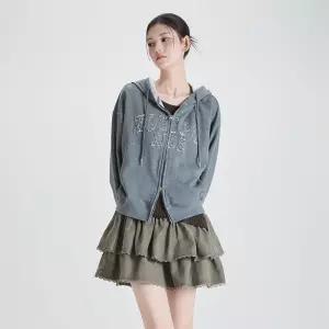 미쏘 패치장식 후드집업_MIWJMFT21C